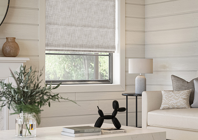 Foxford, Angora Grey - Roman Blind - Image 5
